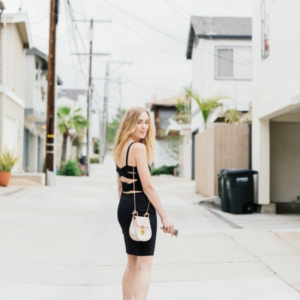 🌿Fabletics Criss Cross Open Back Dress